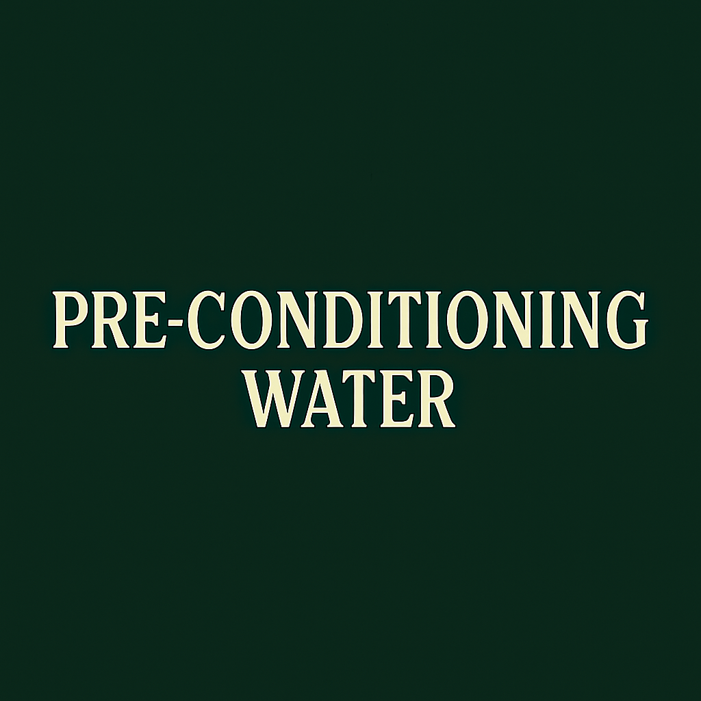 Pre-Conditioning Water